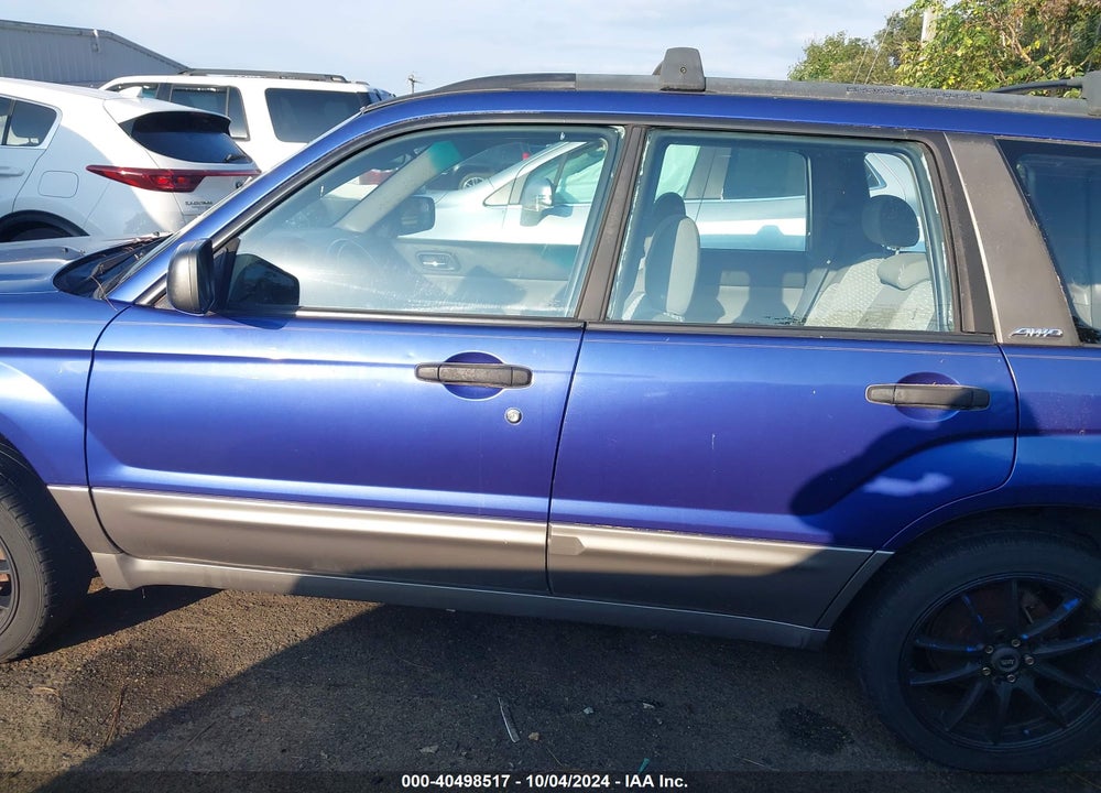 2003 SUBARU FORESTER XS VIN: JF1SG65613H727311