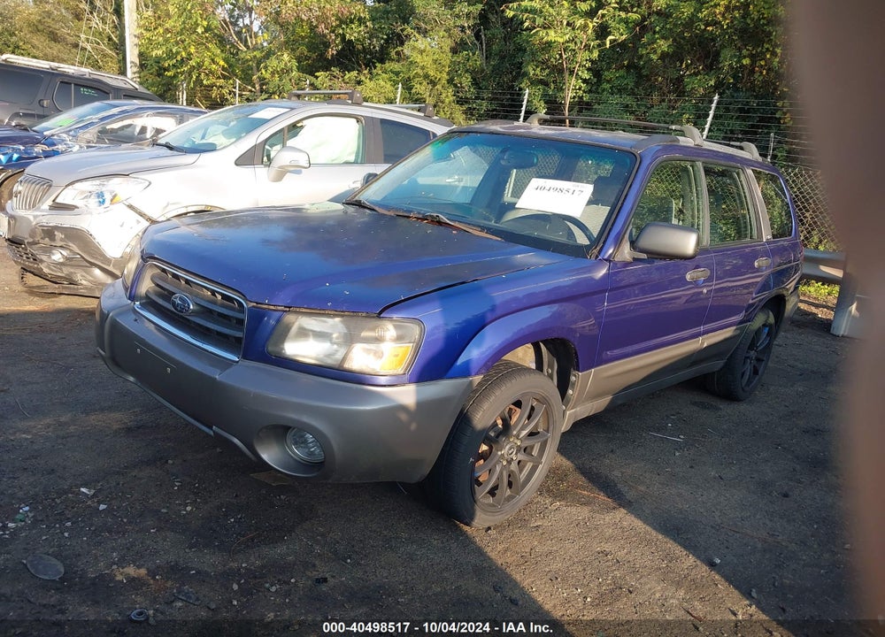 2003 SUBARU FORESTER XS VIN: JF1SG65613H727311