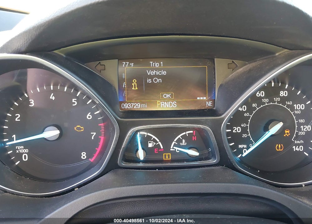 2019 FORD ESCAPE S VIN: 1FMCU0F75KUB02987