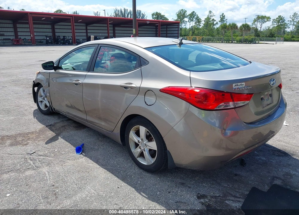 2013 HYUNDAI ELANTRA GLS VIN: 5NPDH4AE8DH392763