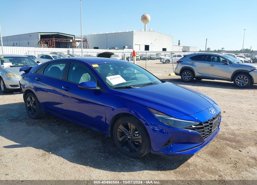 2023 HYUNDAI ELANTRA HYBRID BLUE VIN: KMHLM4AJ6PU050884