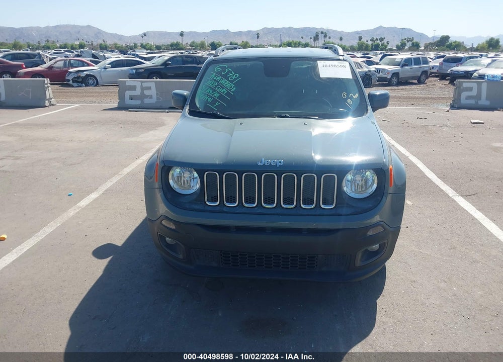 2017 JEEP RENEGADE LATITUDE FWD VIN: ZACCJABB0HPF97588