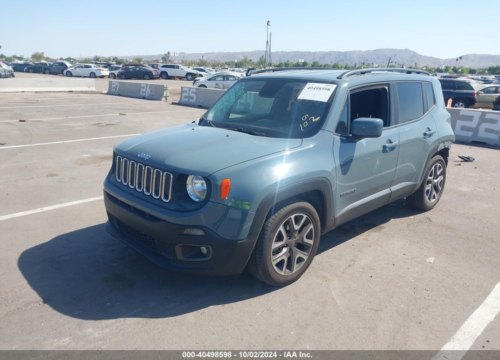 2017 JEEP RENEGADE LATITUDE FWD VIN: ZACCJABB0HPF97588