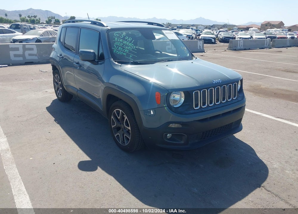2017 JEEP RENEGADE LATITUDE FWD VIN: ZACCJABB0HPF97588