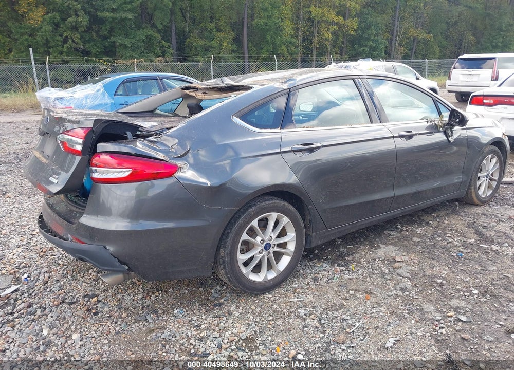 2019 FORD FUSION SE VIN: 3FA6P0HD4KR279989