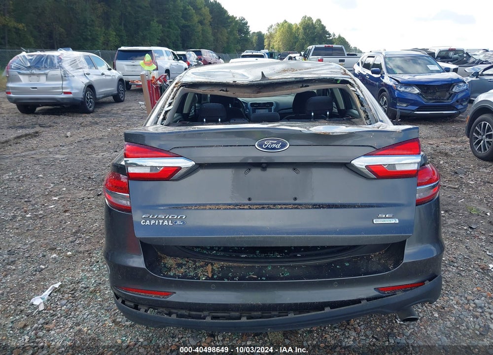 2019 FORD FUSION SE VIN: 3FA6P0HD4KR279989