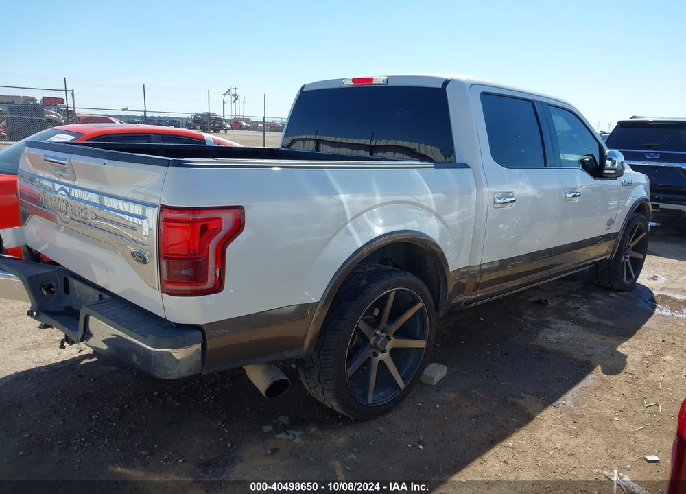 2015 FORD F-150 KING RANCH VIN: 1FTEW1CG7FFB97600