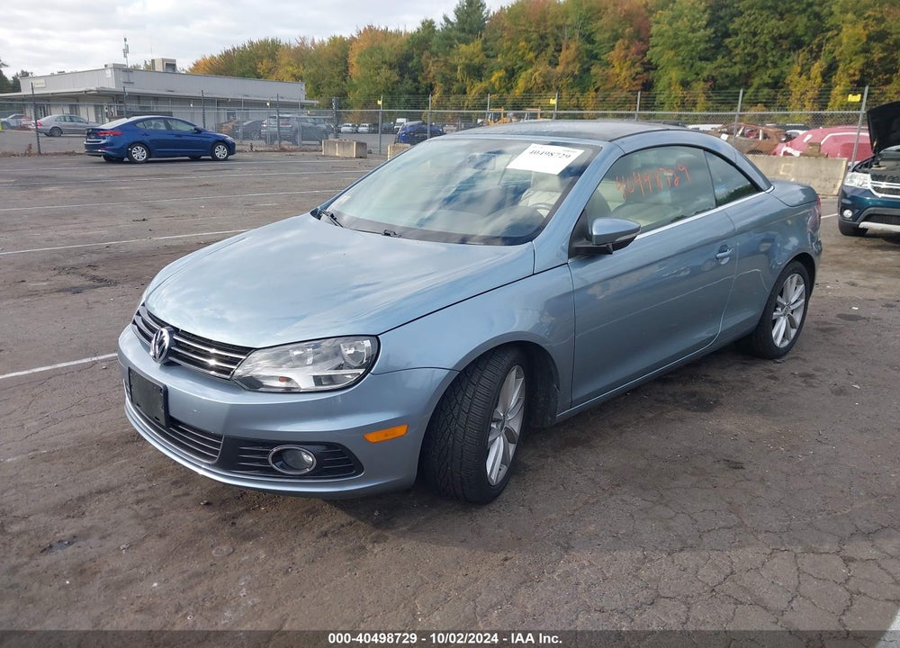 2012 VOLKSWAGEN EOS KOMFORT VIN: WVWBW7AH3CV011103