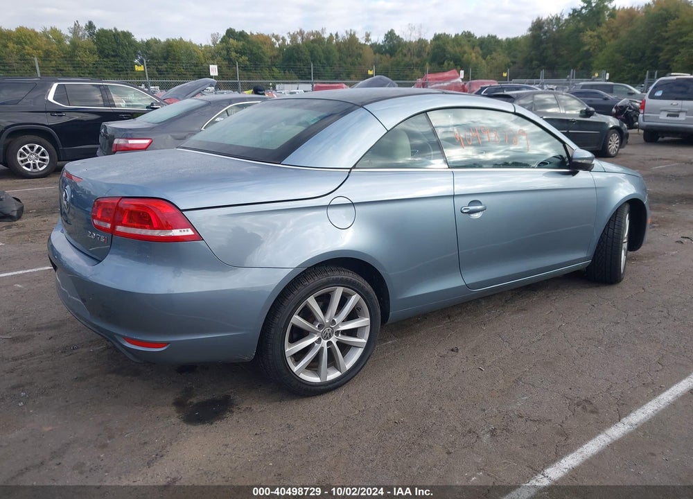 2012 VOLKSWAGEN EOS KOMFORT VIN: WVWBW7AH3CV011103