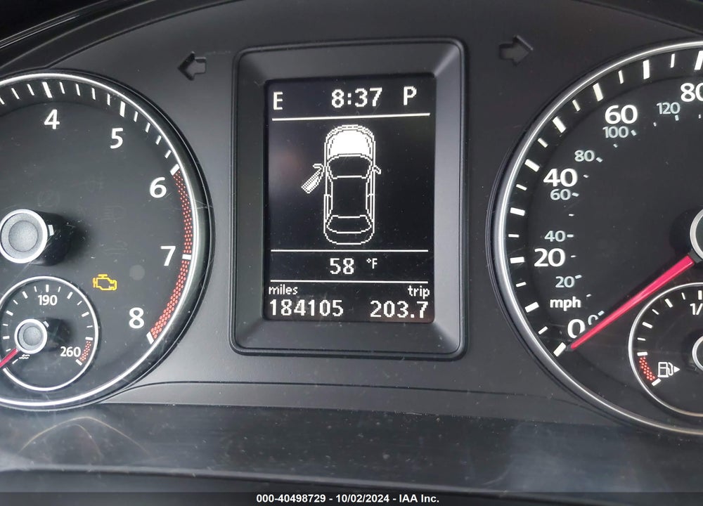 2012 VOLKSWAGEN EOS KOMFORT VIN: WVWBW7AH3CV011103