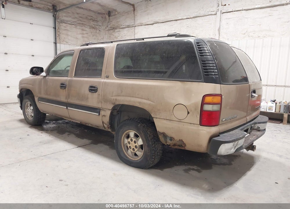 2001 CHEVROLET SUBURBAN 1500 LS VIN: 3GNFK16T91G161561