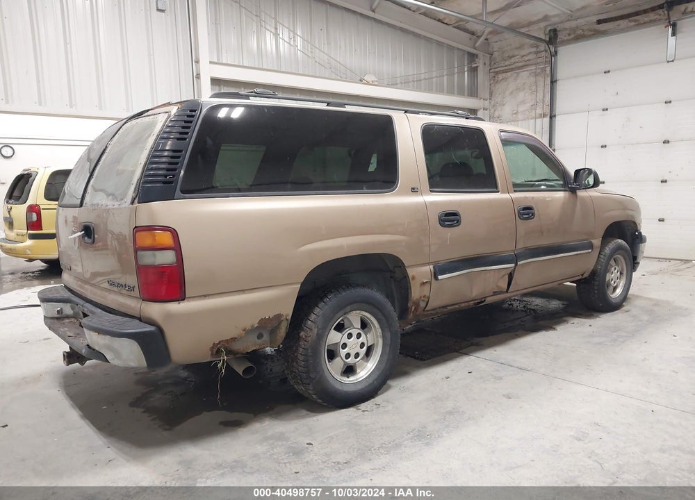 2001 CHEVROLET SUBURBAN 1500 LS VIN: 3GNFK16T91G161561