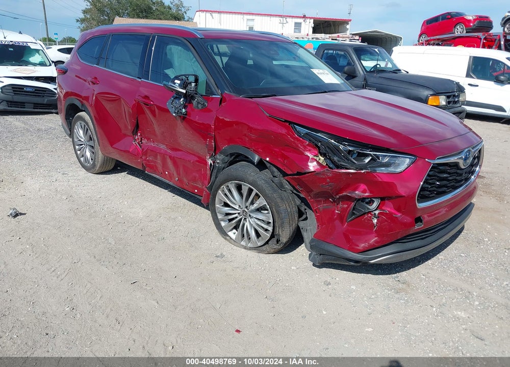 2023 TOYOTA HIGHLANDER HYBRID PLATINUM VIN: 5TDFARAH6PS524101
