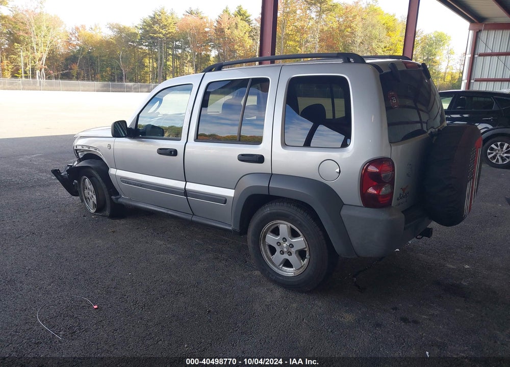 2005 JEEP LIBERTY SPORT VIN: 1J4GL48K95W696942