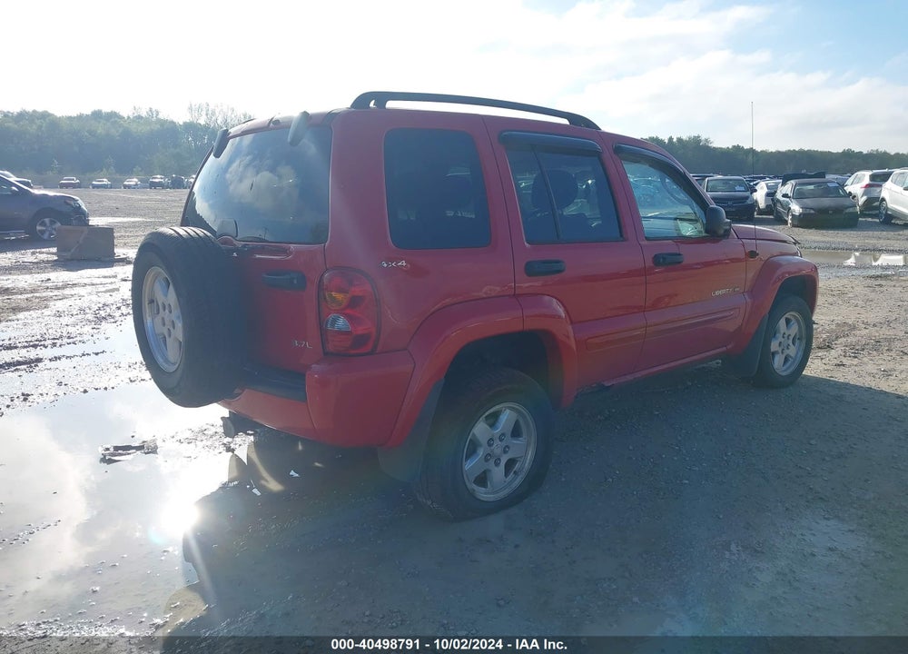 2002 JEEP LIBERTY LIMITED EDITION VIN: 1J4GL58K72W113852