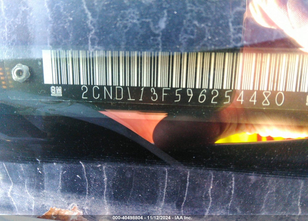 2009 CHEVROLET EQUINOX LS VIN: 2CNDL13F596254480