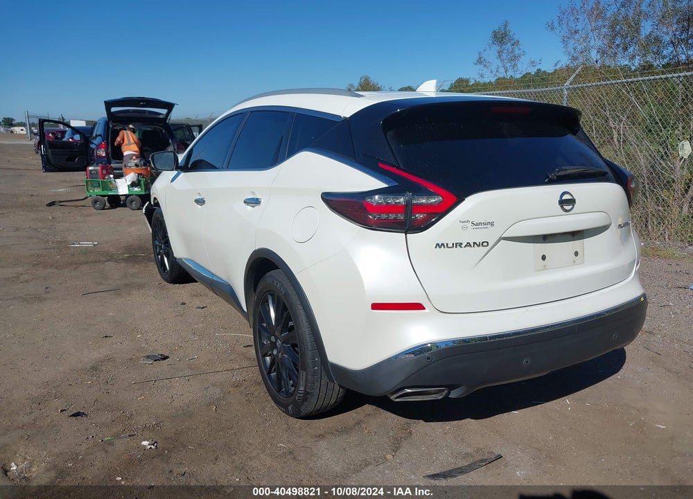 2021 NISSAN MURANO PLATINUM FWD VIN: 5N1AZ2DJ8MC127622