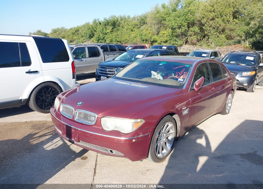 2004 BMW 745LI VIN: WBAGN63444DS50144