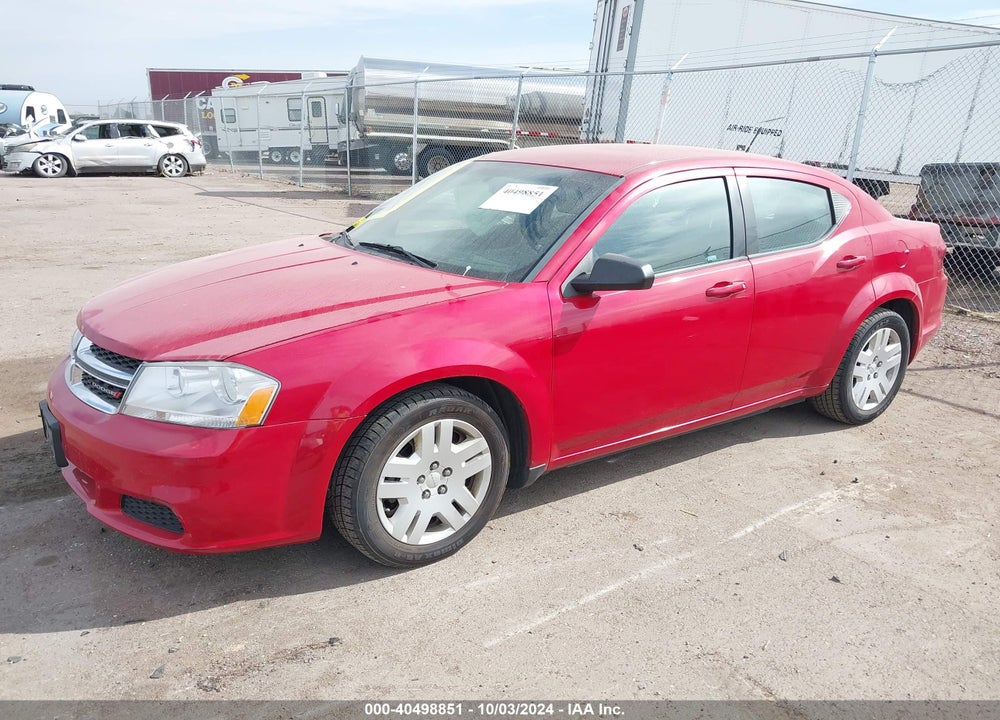 2014 DODGE AVENGER SE VIN: 1C3CDZAB4EN147748