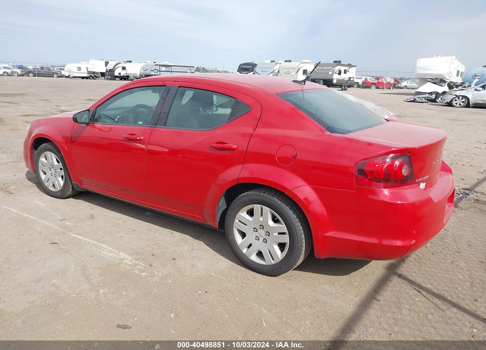2014 DODGE AVENGER SE VIN: 1C3CDZAB4EN147748