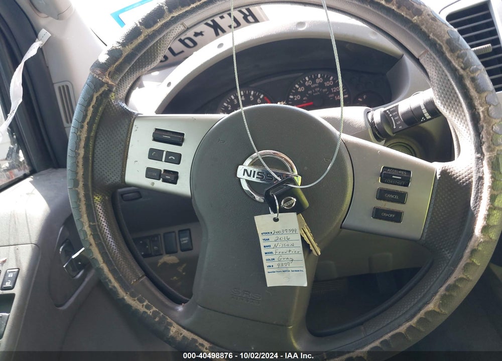 2016 NISSAN FRONTIER VIN: 1N6AD0ER7GN769377