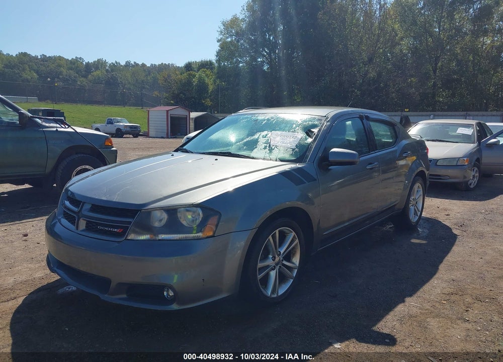 2013 DODGE AVENGER R/T VIN: 1C3CDZBG0DN562848