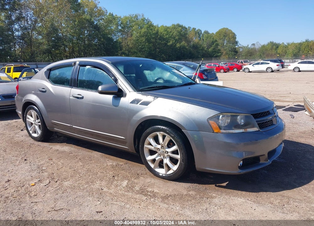 2013 DODGE AVENGER R/T VIN: 1C3CDZBG0DN562848