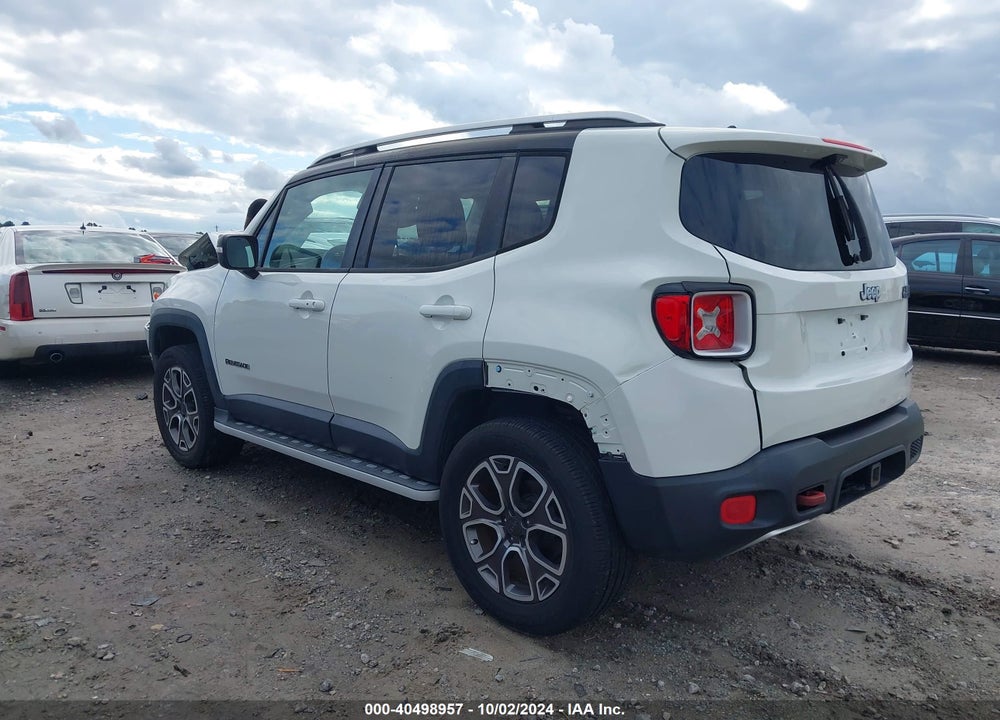 2017 JEEP RENEGADE LIMITED FWD VIN: ZACCJADB9HPE93517