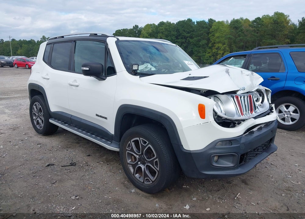 2017 JEEP RENEGADE LIMITED FWD VIN: ZACCJADB9HPE93517
