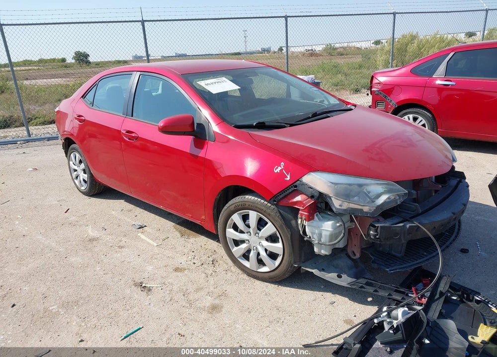 2016 TOYOTA COROLLA LE VIN: 5YFBURHE3GP525474