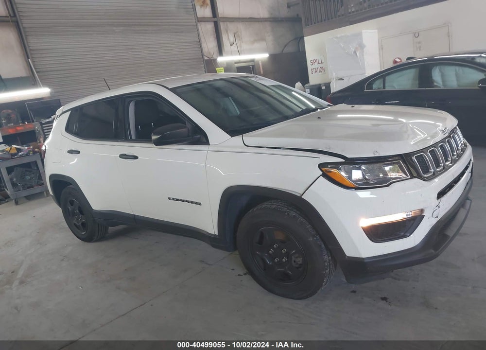 2018 JEEP COMPASS SPORT FWD VIN: 3C4NJCAB3JT124059