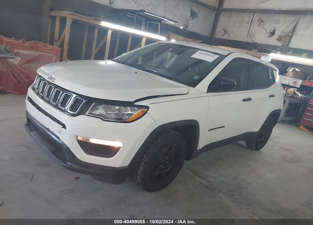 2018 JEEP COMPASS SPORT FWD VIN: 3C4NJCAB3JT124059
