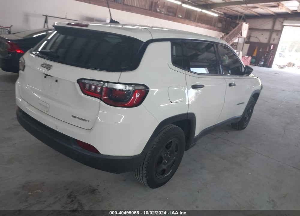 2018 JEEP COMPASS SPORT FWD VIN: 3C4NJCAB3JT124059