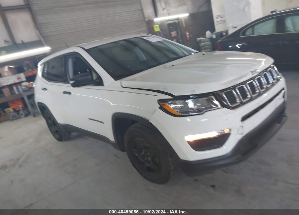 2018 JEEP COMPASS SPORT FWD VIN: 3C4NJCAB3JT124059
