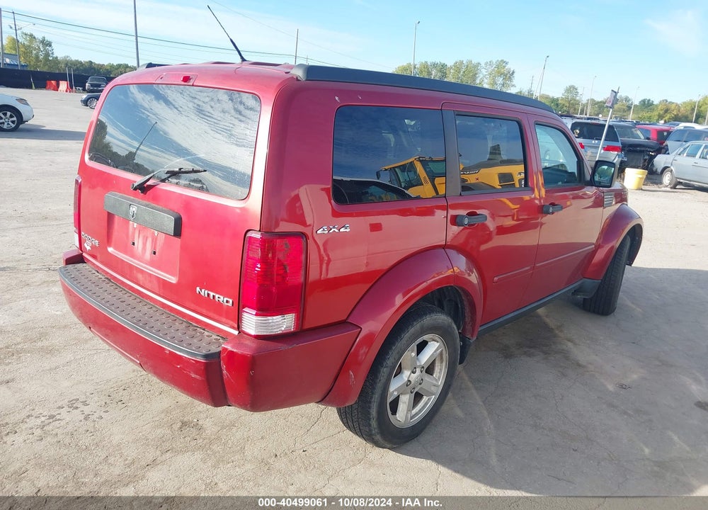 2010 DODGE NITRO SE VIN: 1D4PU2GK8AW141177
