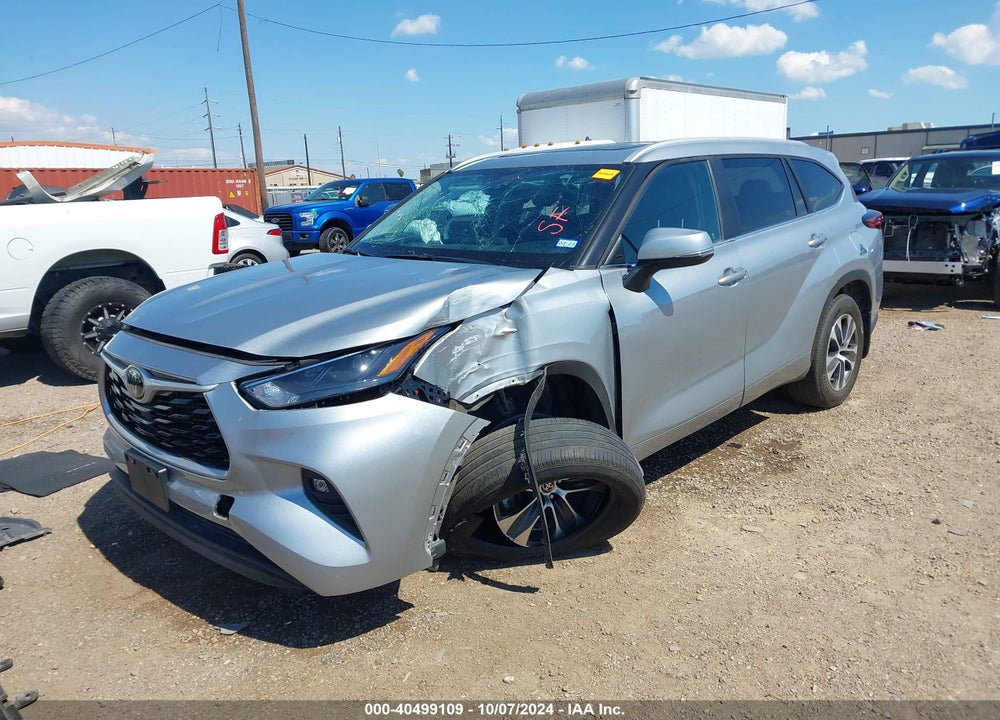 2023 TOYOTA HIGHLANDER XLE VIN: 5TDKDRAH5PS025750