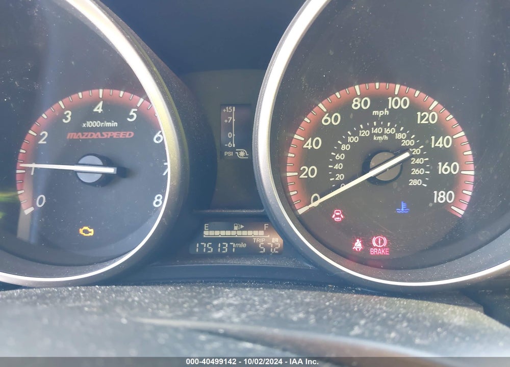 2012 MAZDA SPEED3 TOURING VIN: JM1BL1L31C1522212