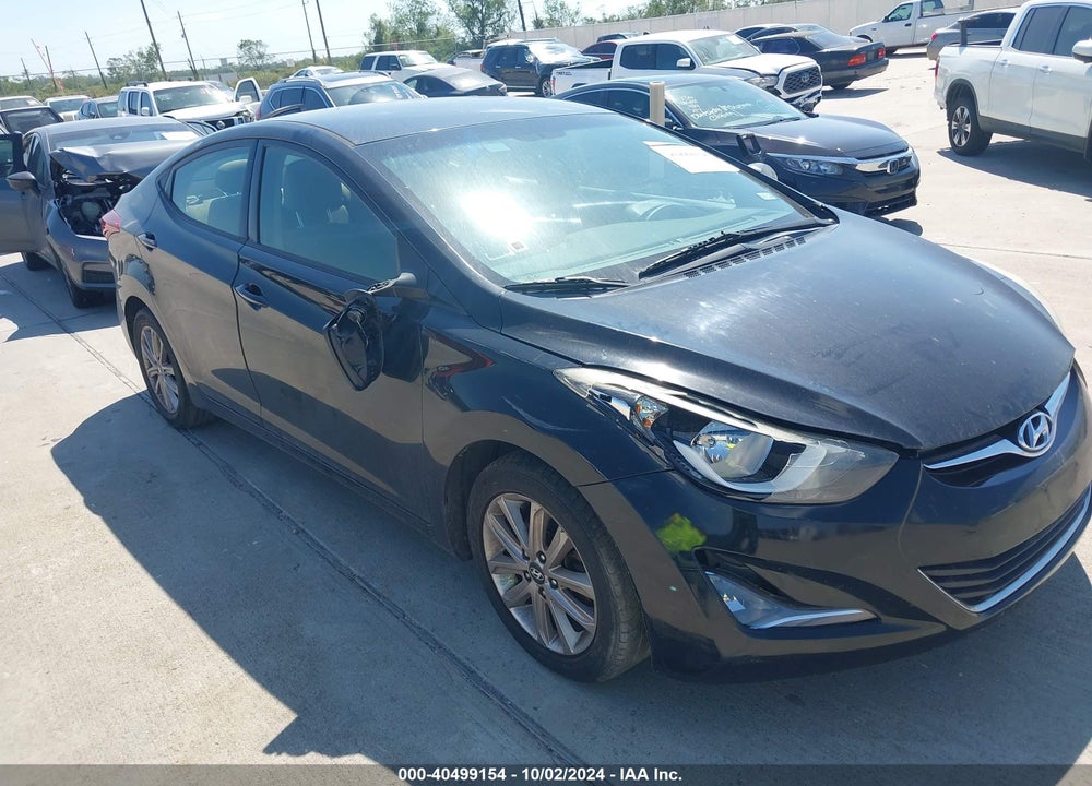 2016 HYUNDAI ELANTRA SE VIN: 5NPDH4AE6GH741570