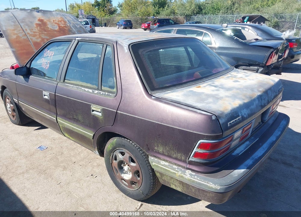 1989 DODGE SHADOW VIN: 1B3BP48K3KN688357