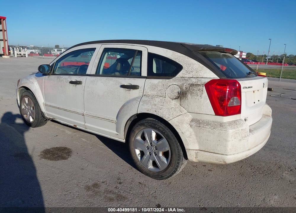 2007 DODGE CALIBER SXT VIN: 1B3HB48B77D165686