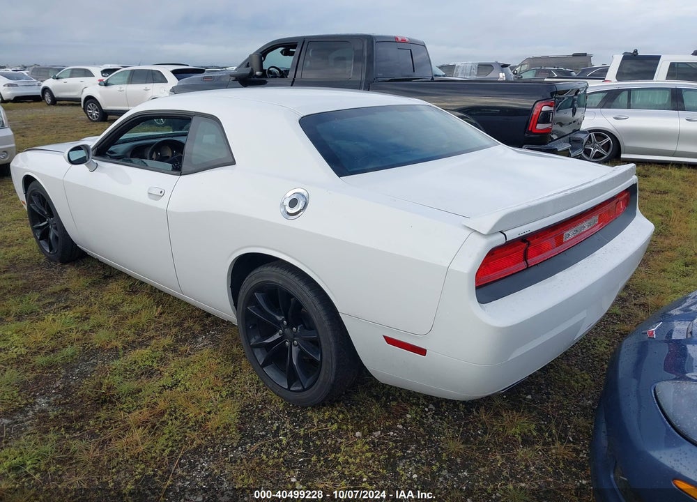 2012 DODGE CHALLENGER SXT VIN: 2C3CDYAG5CH106279