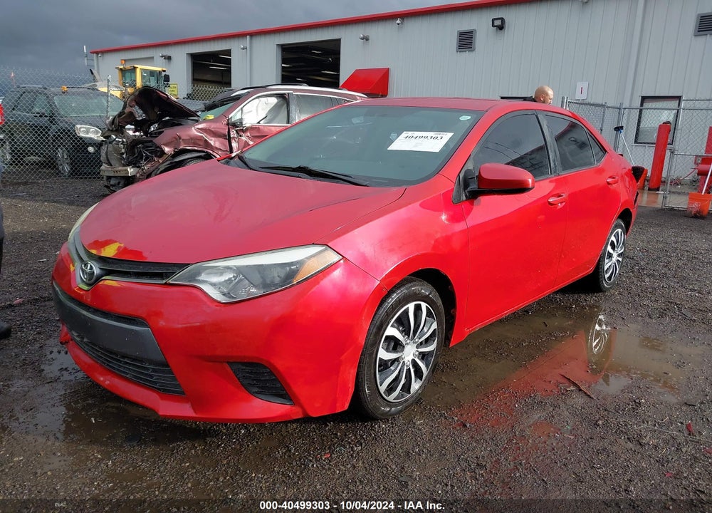 2015 TOYOTA COROLLA LE VIN: 2T1BURHE2FC262067