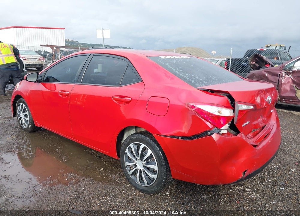 2015 TOYOTA COROLLA LE VIN: 2T1BURHE2FC262067