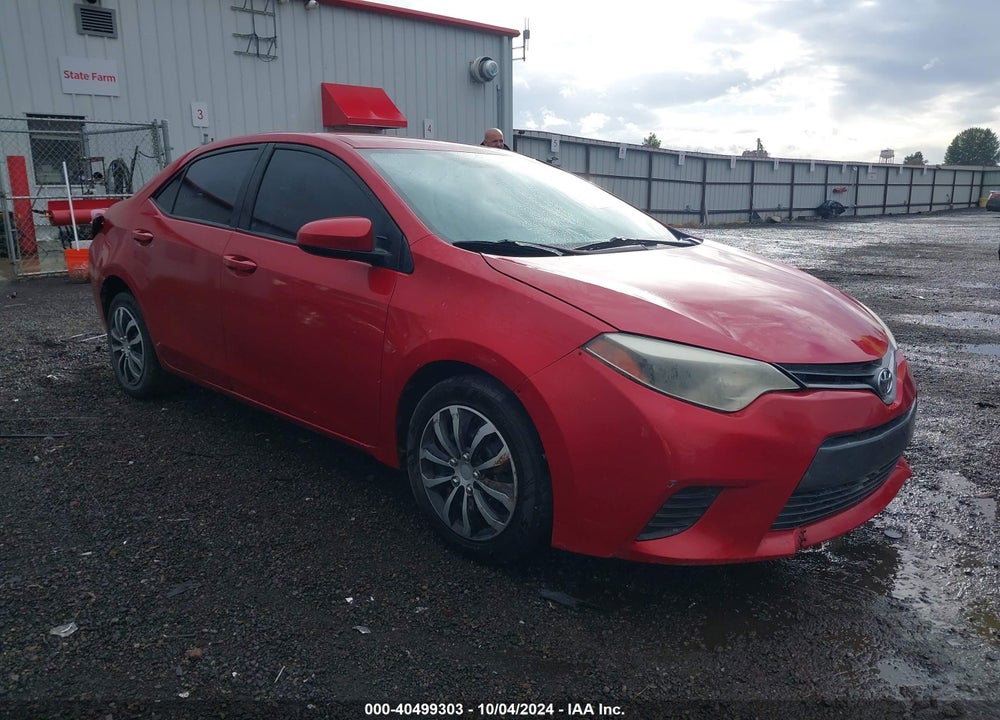 2015 TOYOTA COROLLA LE VIN: 2T1BURHE2FC262067