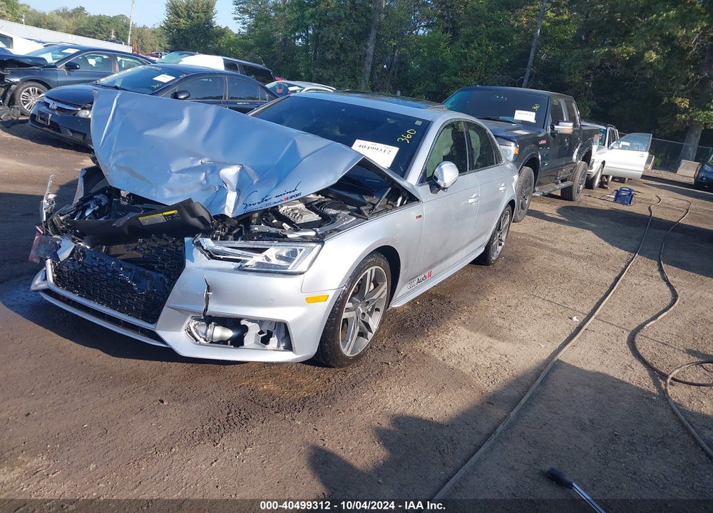 2017 AUDI A4 VIN: WAUENAF42HN010709