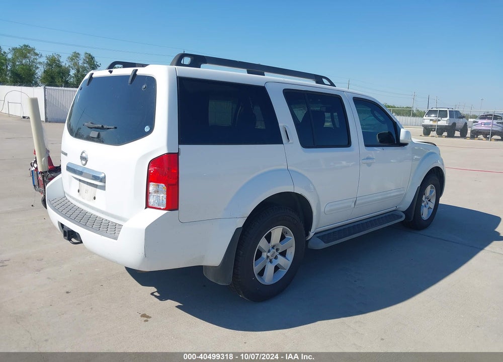 2011 NISSAN PATHFINDER SV VIN: 5N1AR1NN7BC611709