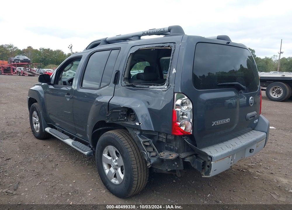 2009 NISSAN XTERRA S VIN: 5N1AN08W89C502485