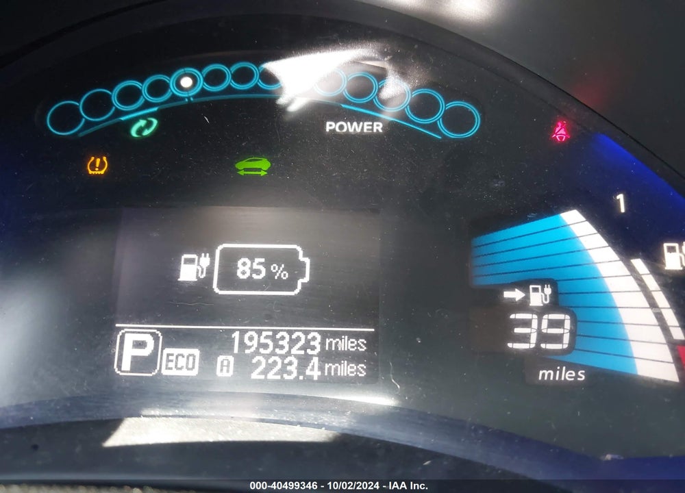 2013 NISSAN LEAF SV VIN: 1N4AZ0CP6DC408368