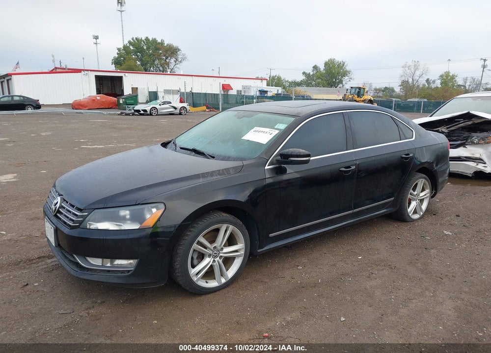 2013 VOLKSWAGEN PASSAT 2.0L TDI SE VIN: 1VWBN7A38DC009848