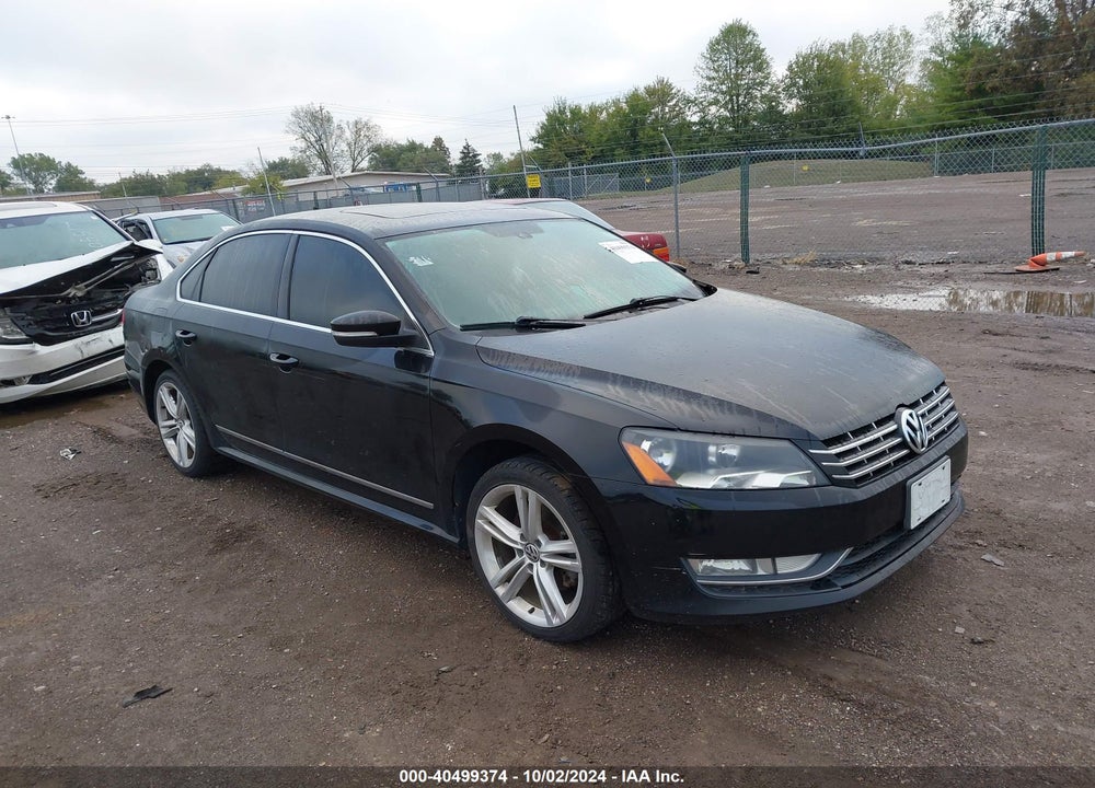 2013 VOLKSWAGEN PASSAT 2.0L TDI SE VIN: 1VWBN7A38DC009848
